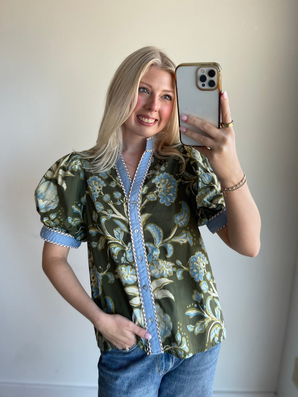 Libby Floral Top