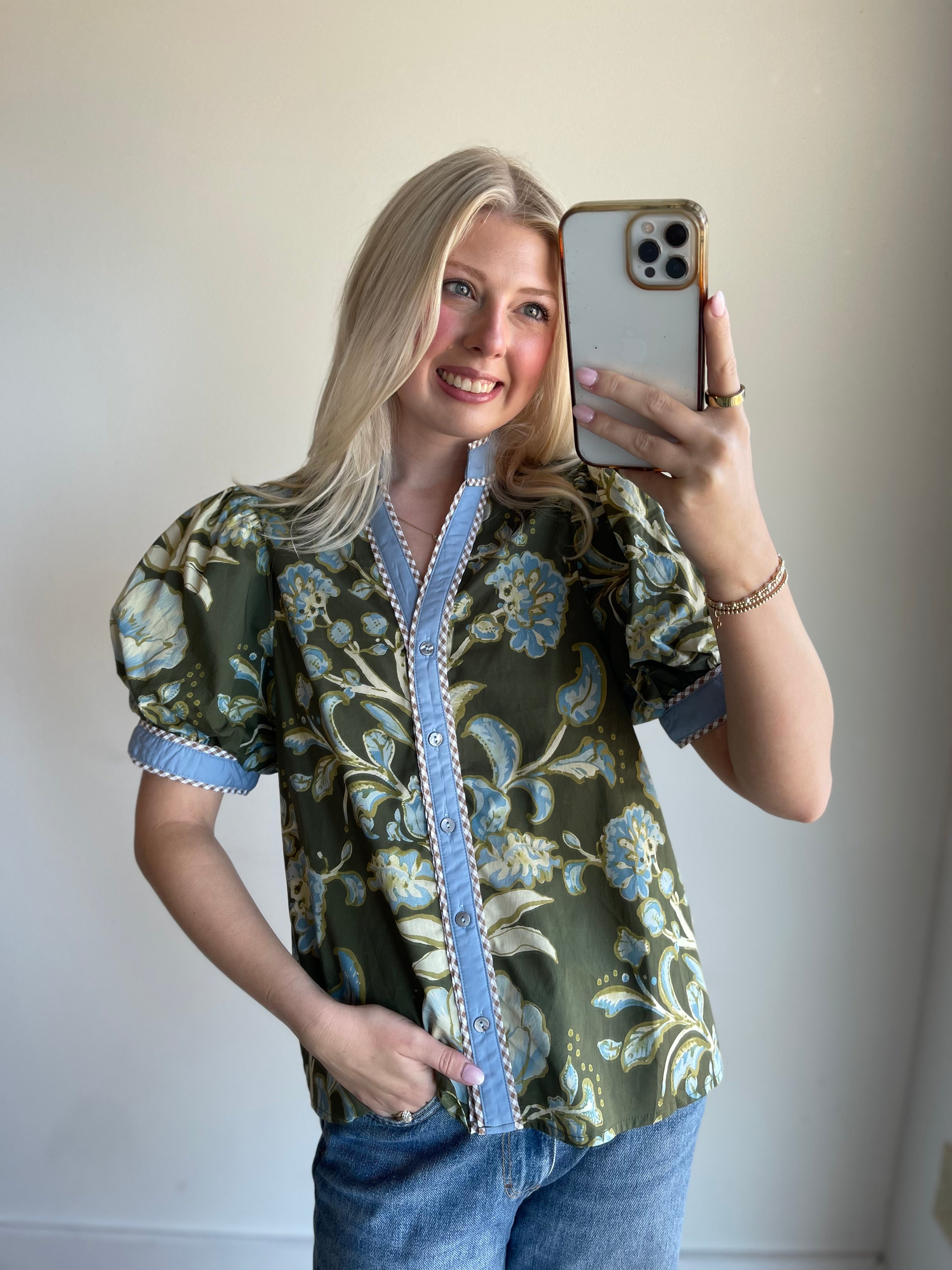 Libby Floral Top