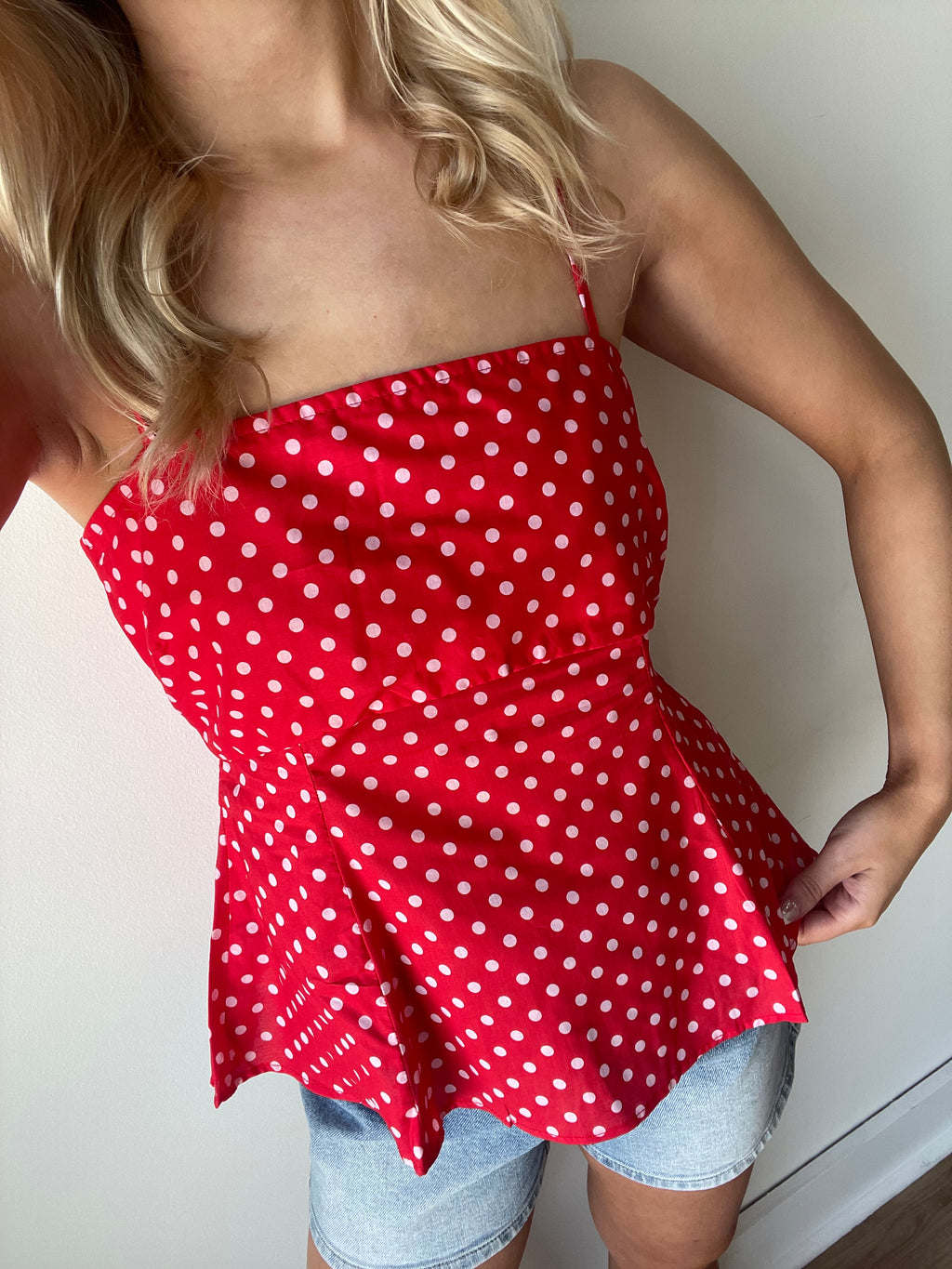 Mimi Polka Dot Top