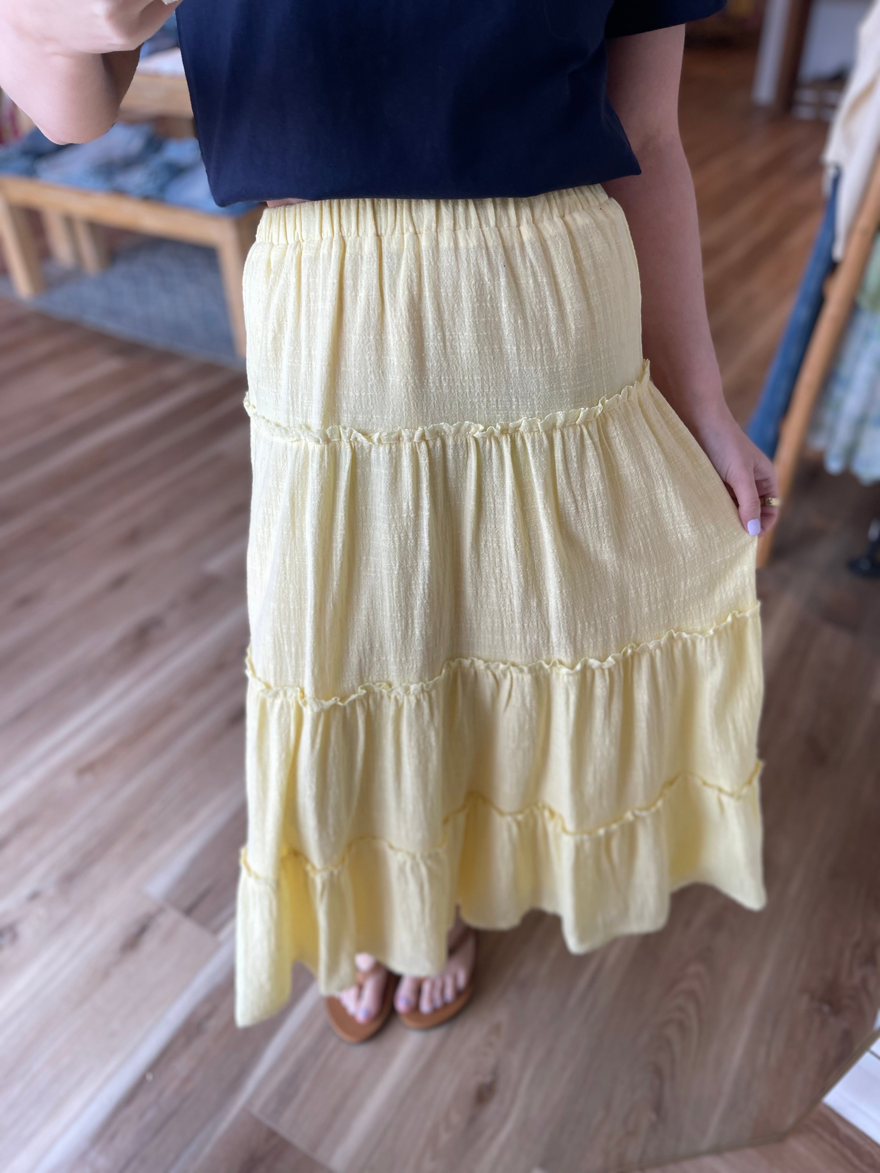 Brooke Tiered Maxi Skirt