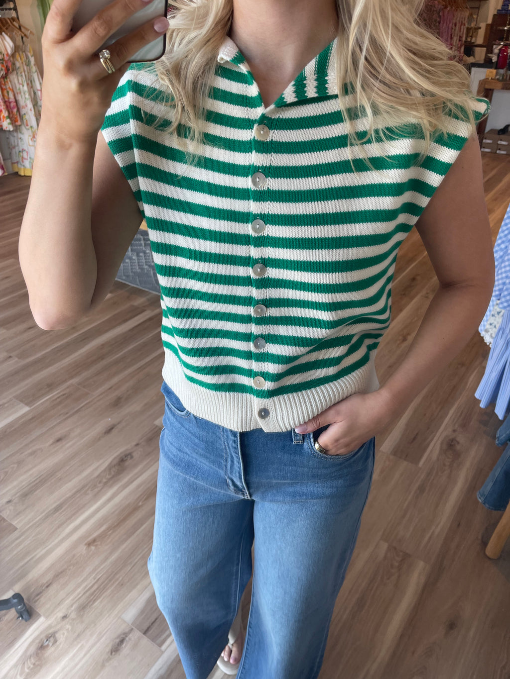Mallory Stripe Top