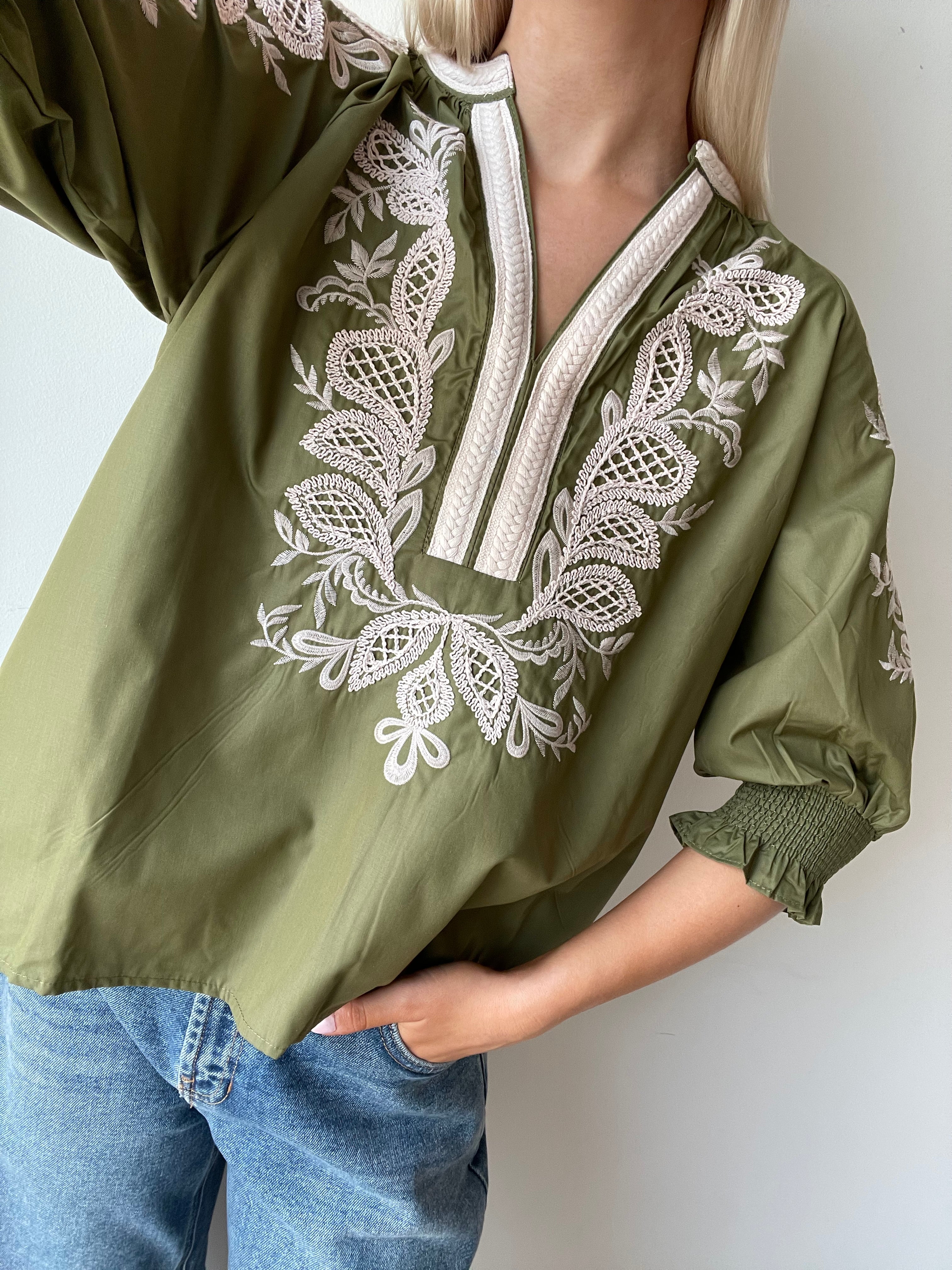 Celeste Embroidered Blouse