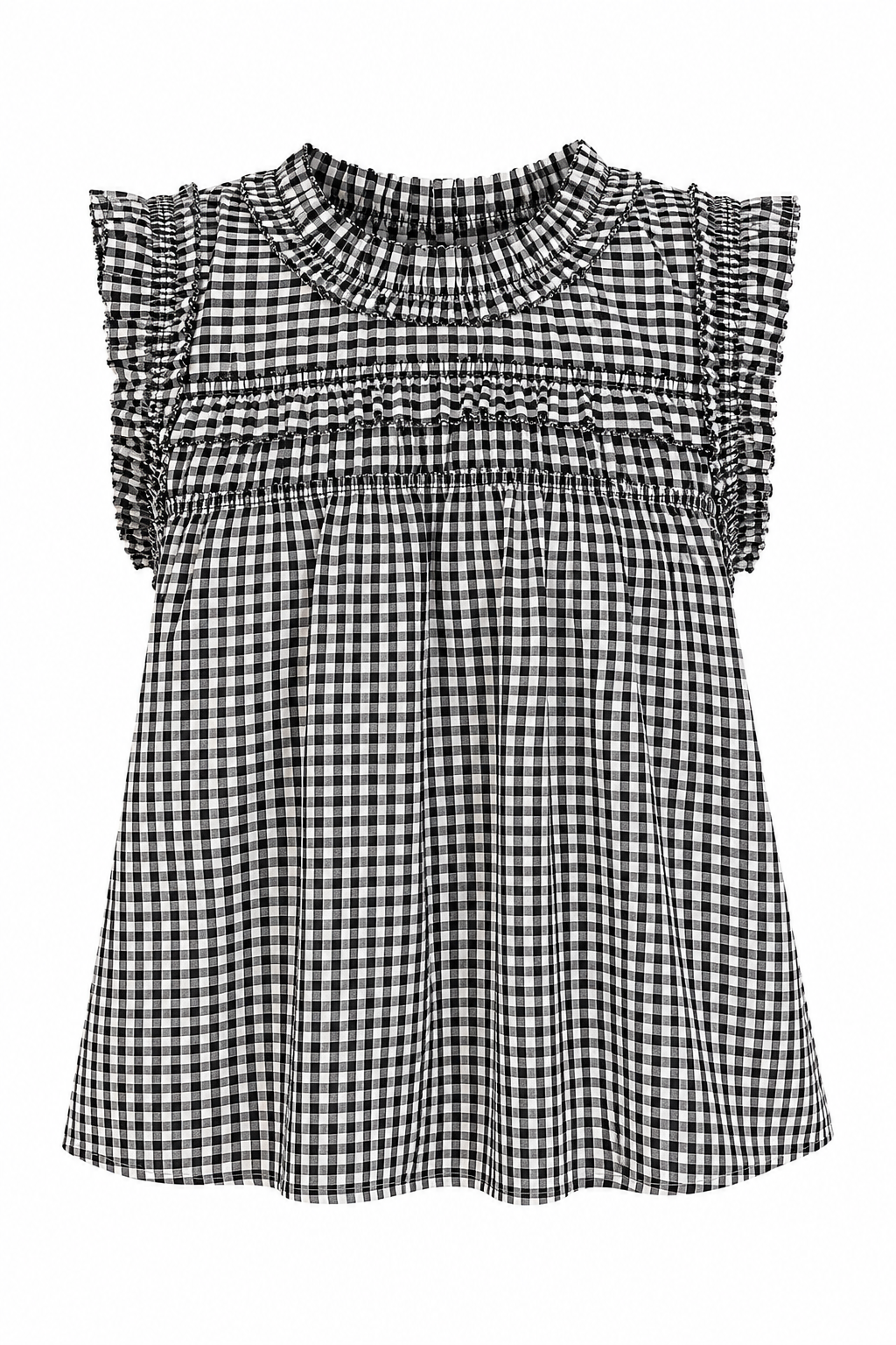 Autumn Gingham Blouse