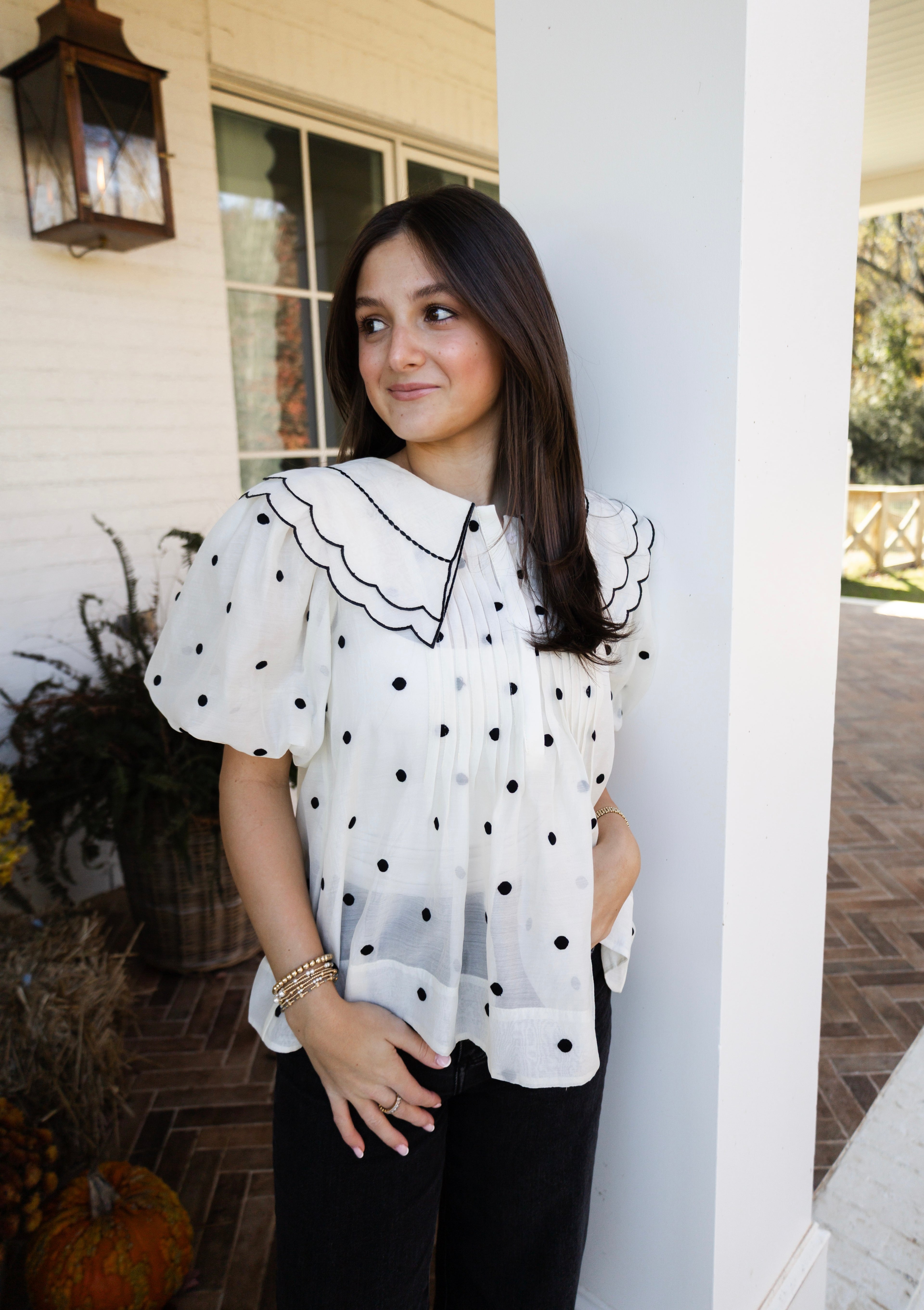 Chelsea Polka Dot Top
