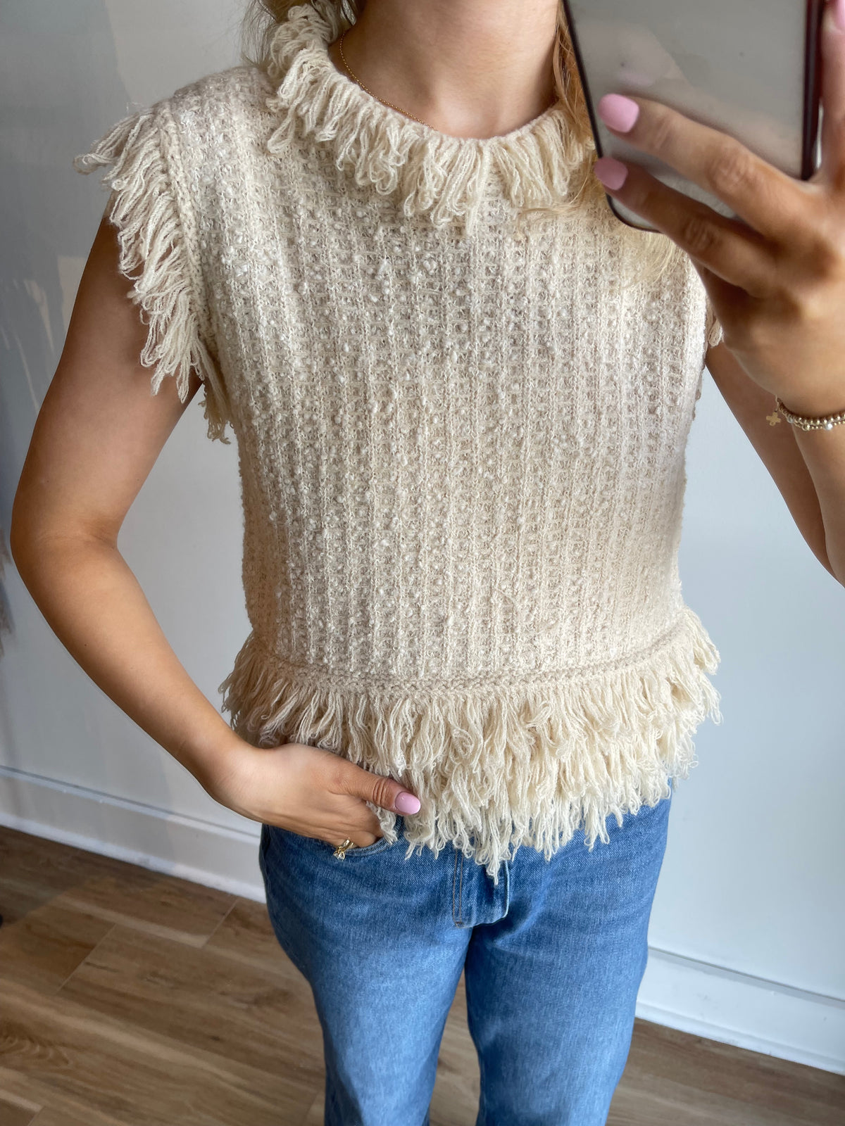Lilah Fringe Top