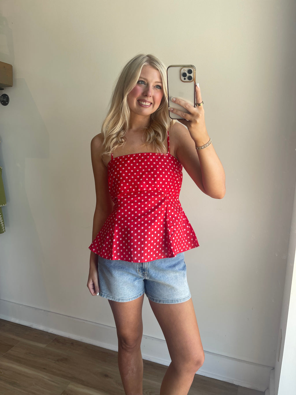 Mimi Polka Dot Top