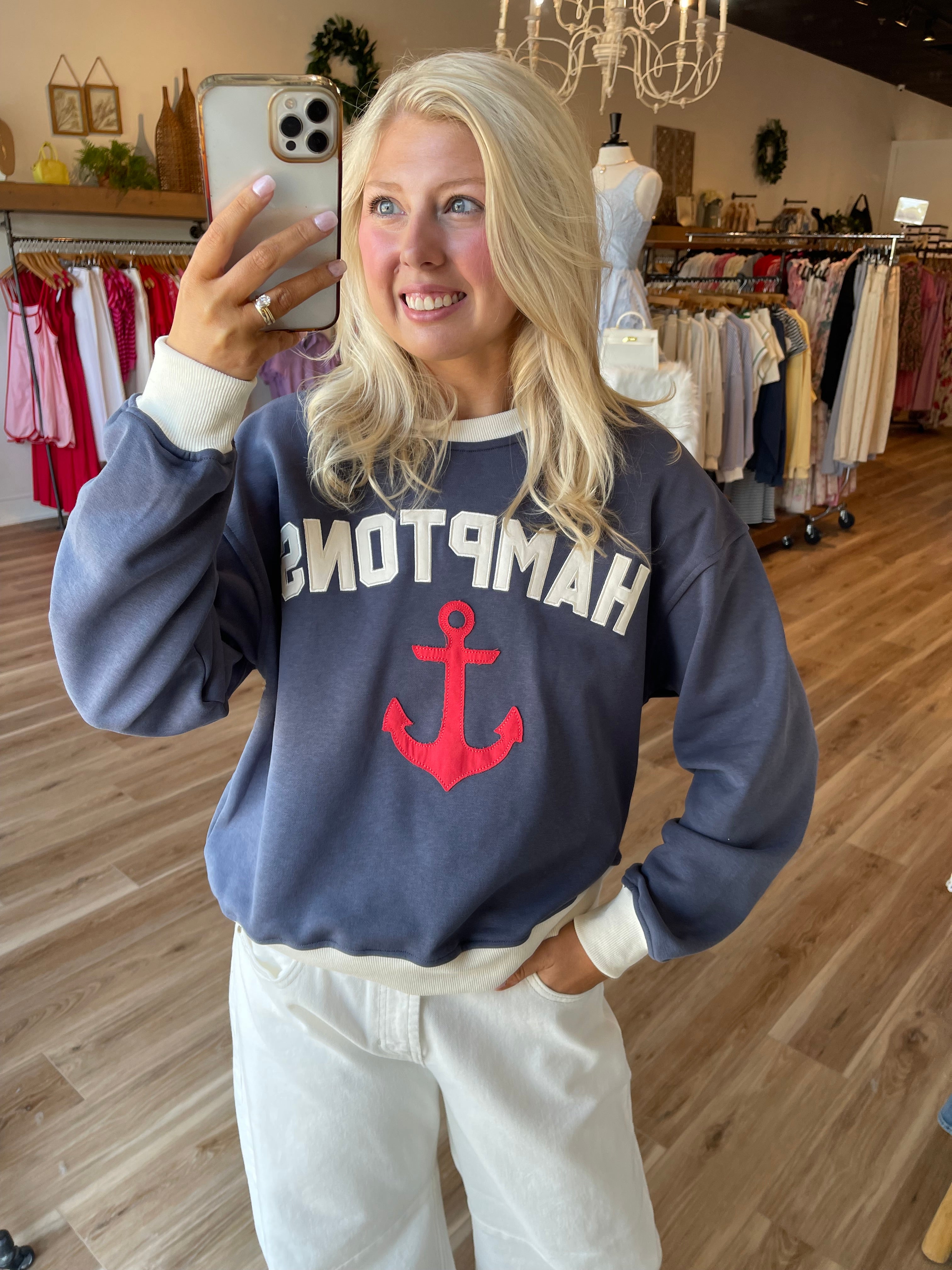 Hamptons Graphic Sweatshirt