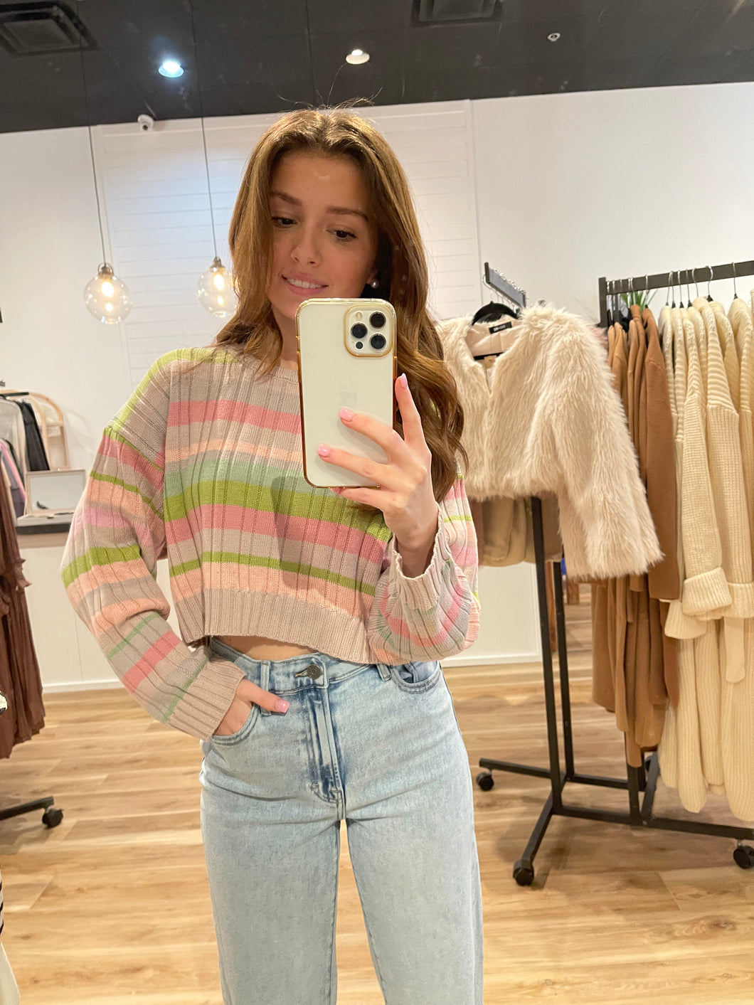 Mina Stripe Sweater