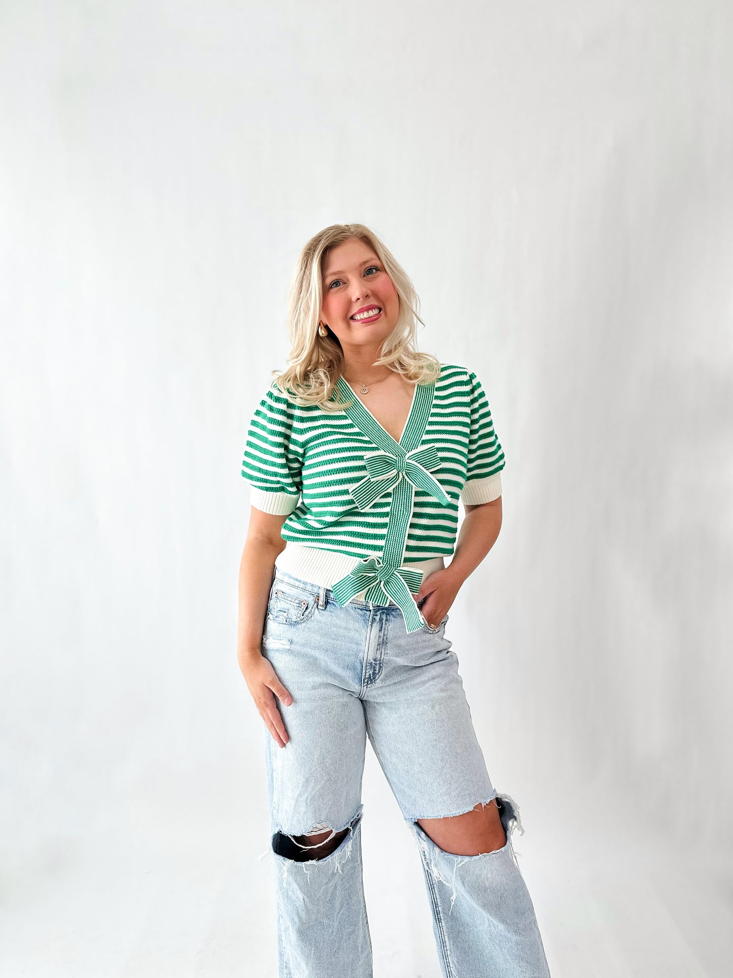 Saylor Stripe Top