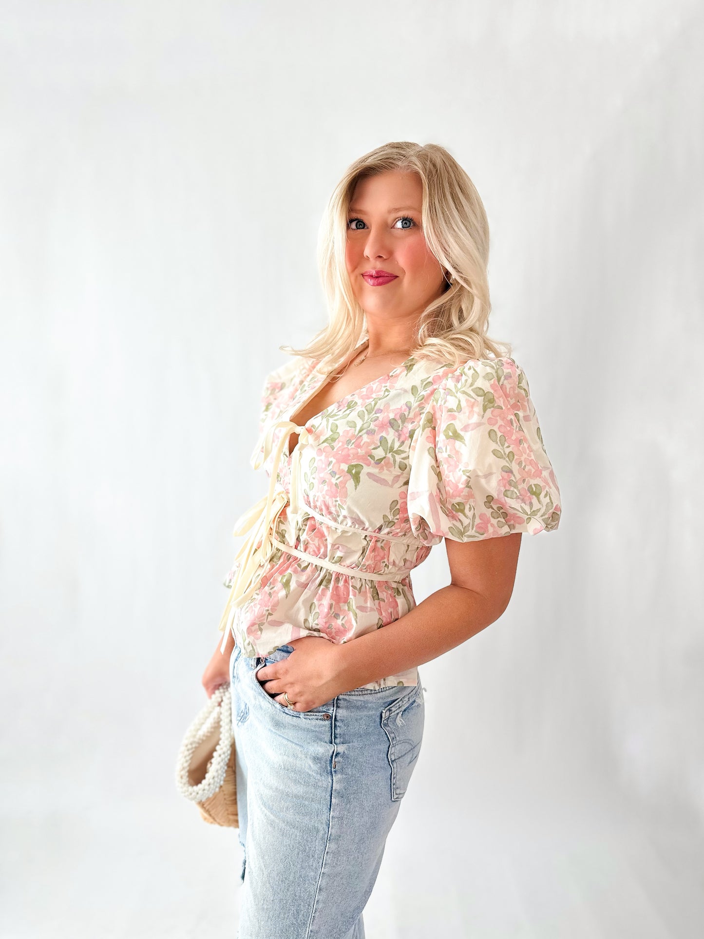 Ellie Floral Top