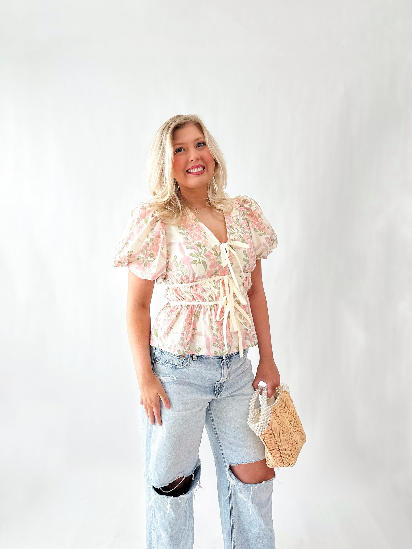 Ellie Floral Top