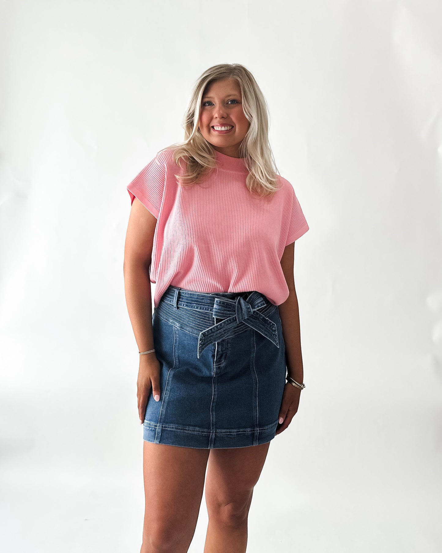 Ellis Denim Mini Skirt