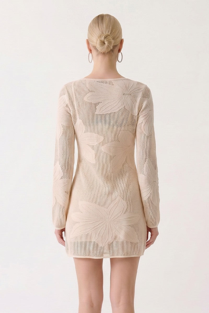 Sabrina Crochet Mini Dress