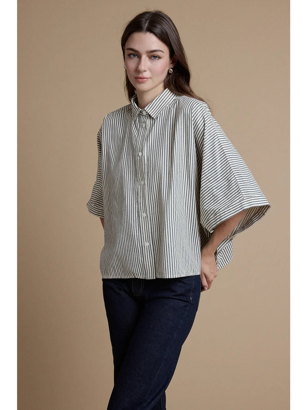 Mason Striped Button Down Shirt