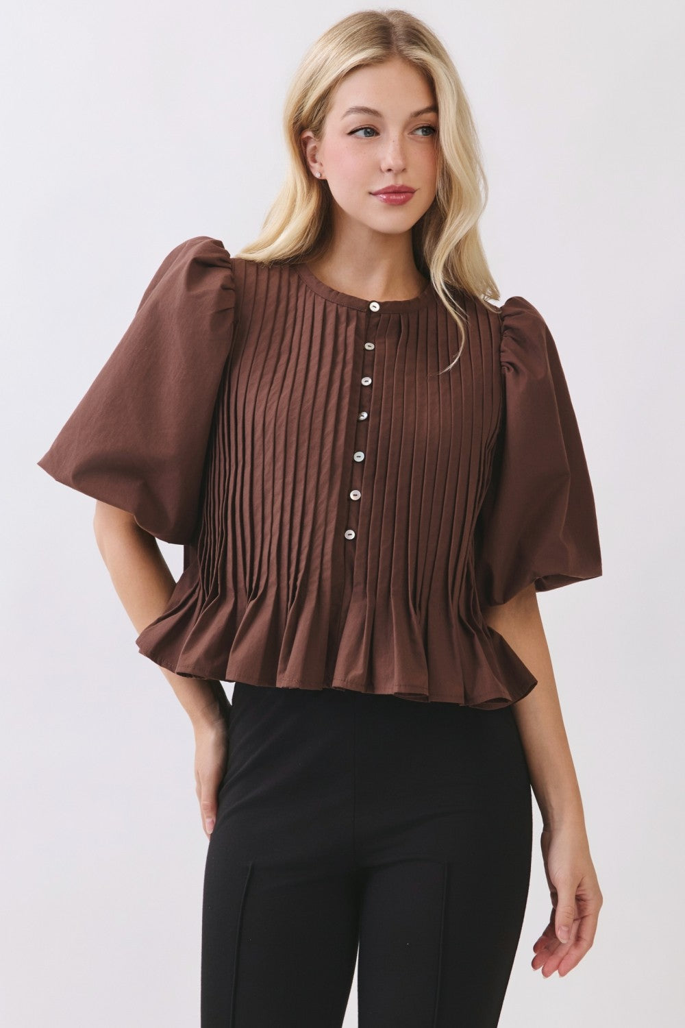 Emmaline Peplum Blouse