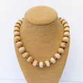 White Round Bead Necklace