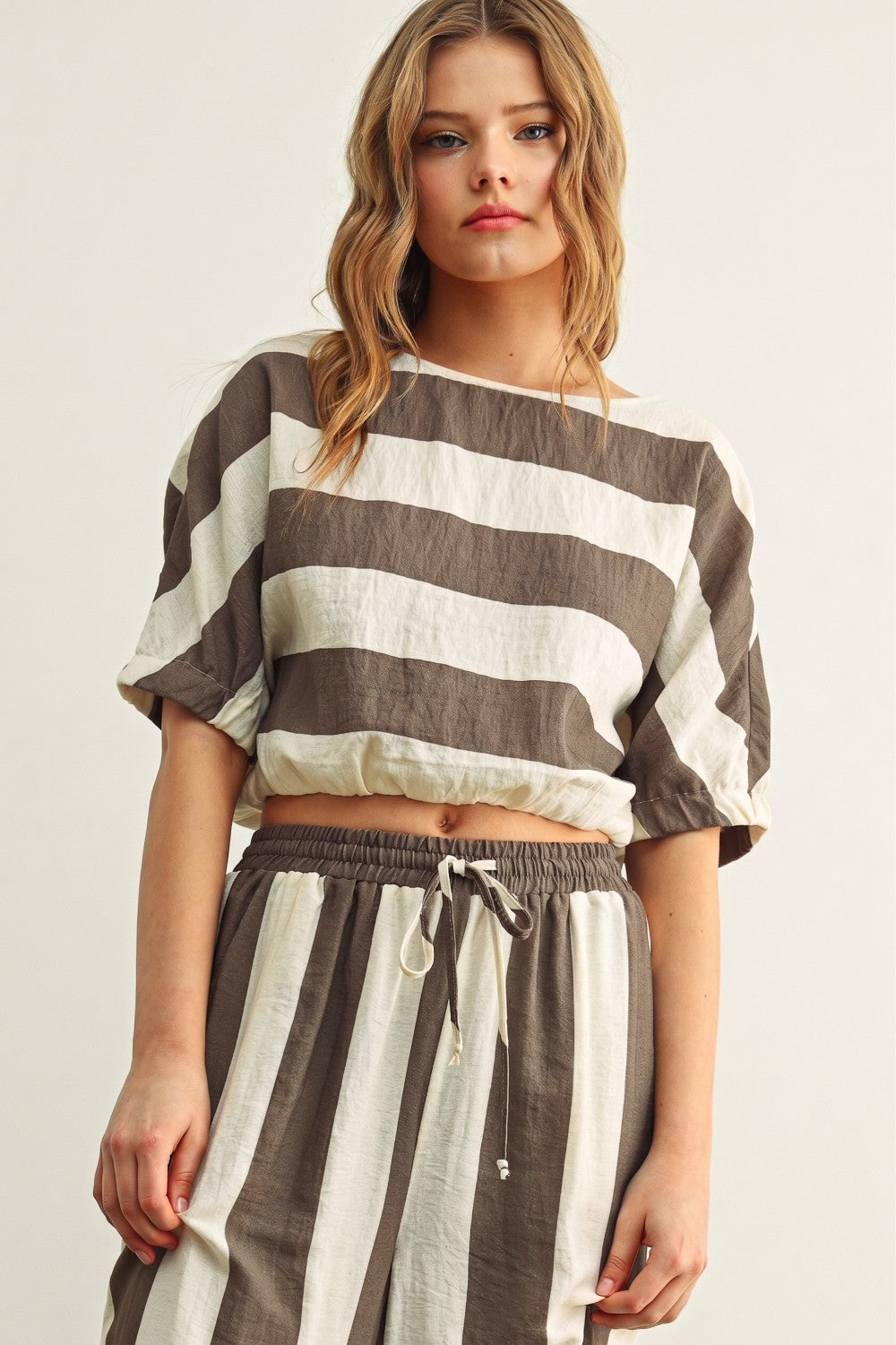 Vada Wide Stripe Top