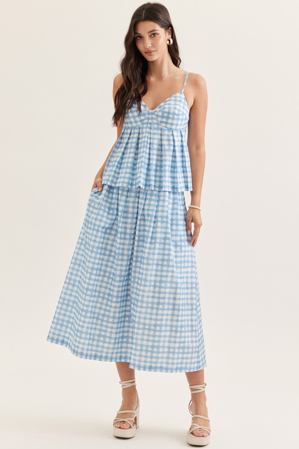 Billie Gingham Top