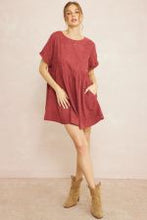 Load image into Gallery viewer, Corduroy Babydoll Dress