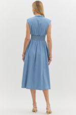 Dixie Denim Midi Dress