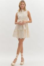 Brooklyn Eyelet Mini Dress