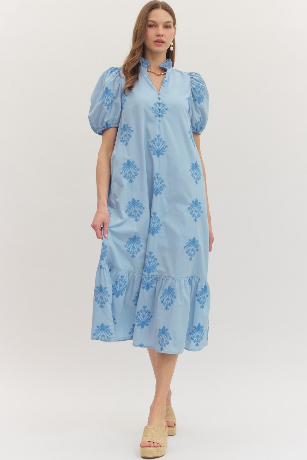 Botanical Midi Dress
