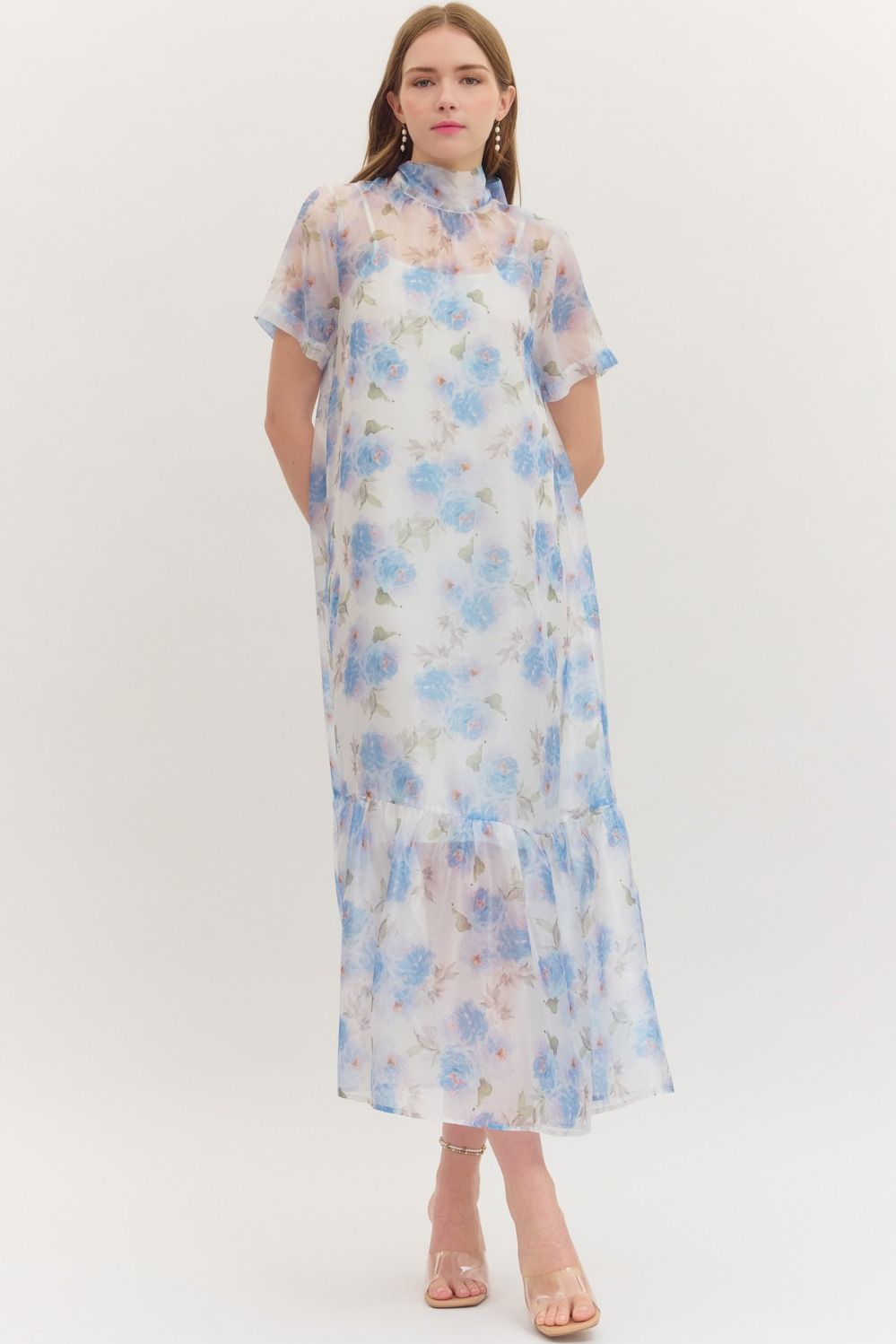 Chiffon Midi Dress