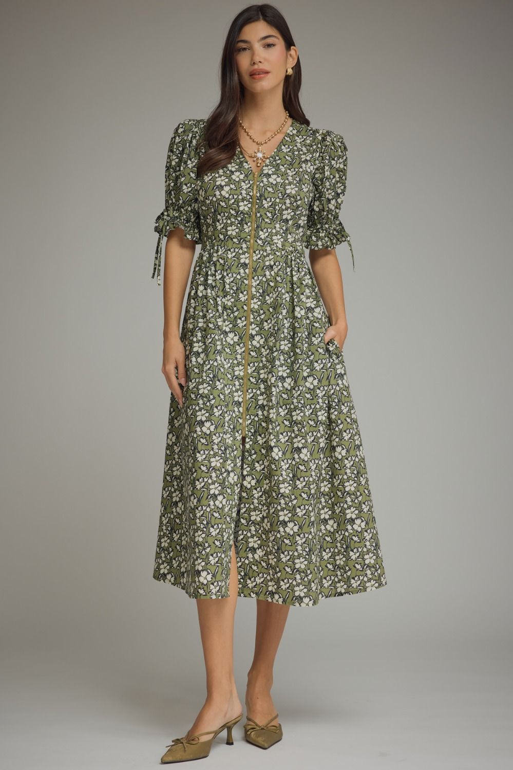 Cyrus Floral Midi Dress