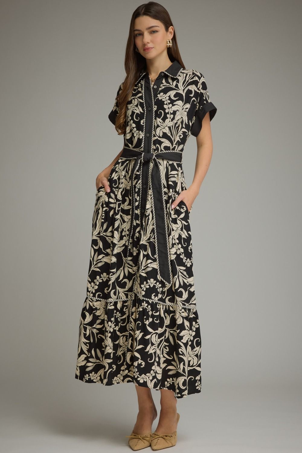 Sage Midi Dress