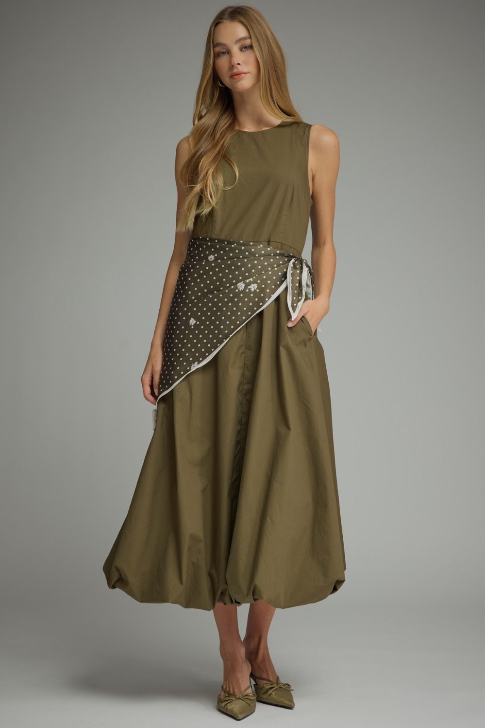 Poppy Midi Bubble Dress
