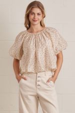 Logan Polka Dot Blouse