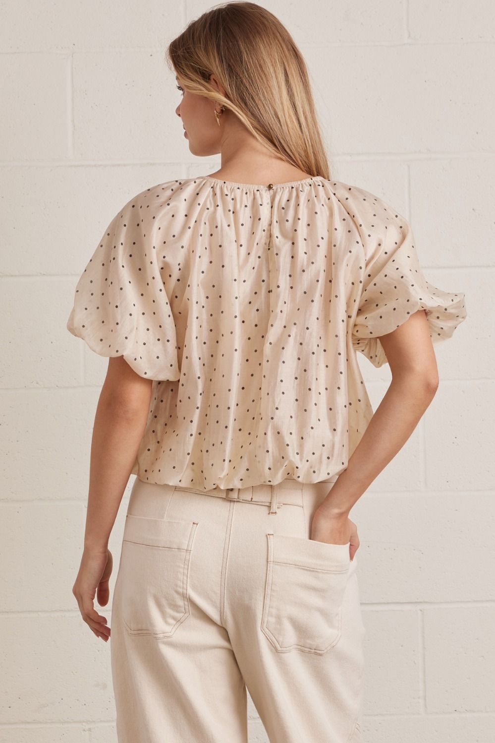 Logan Polka Dot Blouse