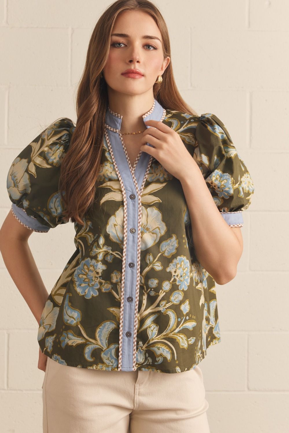 Libby Floral Top