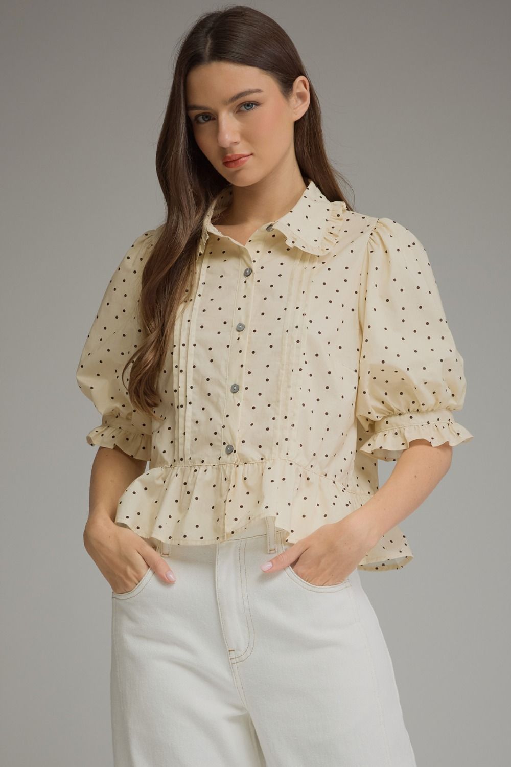 Maggie Polka Dot Blouse