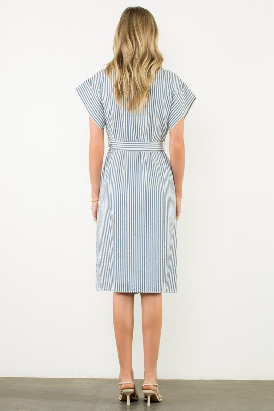 Beverly Button Midi Dress