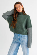 Load image into Gallery viewer, Mae Color Block Oversized Sweater