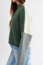 Load image into Gallery viewer, Mae Color Block Oversized Sweater