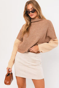Mae Color Block Oversized Sweater