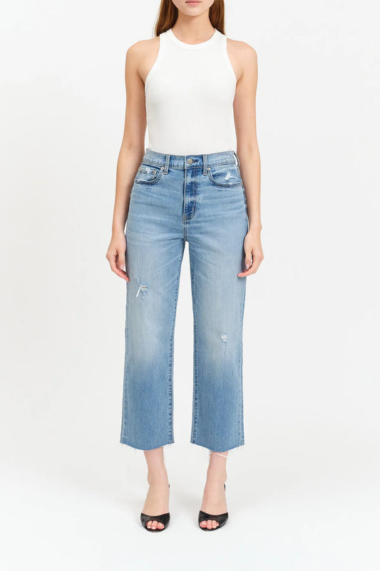 Sundaze Crop High Rise Straight Crop