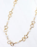 Citation Pearl and Horsebit Necklace